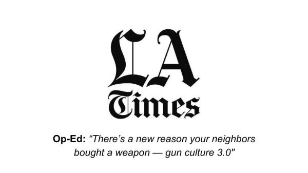 la times logo with title